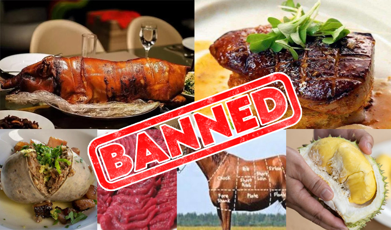 5 Jenis Makanan Yang Dilarang di Negara Tertentu